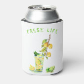 フレッシュレモンジュースカッコいいドリンクレモネードクーラーボックス 缶クーラー (缶裏面)