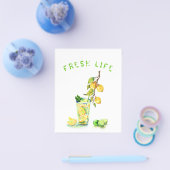 フレッシュレモンジュースカッコいいドリンクレモネードサマーパーティー チラシ (シングル)