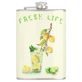 フレッシュレモンジュースカッコいいドリンクレモネードサマーパーティー フラスク