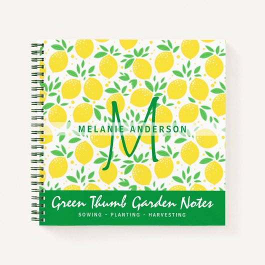 フレッシュレモンズ ガーデナーズジャーナル ガーデニング ノートブック (正面)