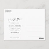 フレッシュレモンセーブザ日付招待状はがき ポストカード (裏面)