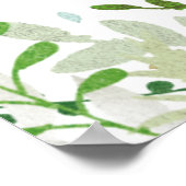 フレッシュレモンブライダルシャワーウェルカムサイン ポスター (角)