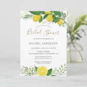フレッシュレモンブライダルシャワー招待カード02 招待状 (スタンド正面)