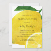 フレッシュレモンブライダルシャワー招待カード 招待状 (正面)