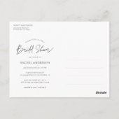 フレッシュレモンブライダルシャワー招待状 ポストカード (裏面)