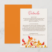 フレッシュレモンラブシトラスの葉結婚の エンクロージャーカード (正面/裏面)