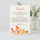 フレッシュレモンラブシトラスの葉結婚の エンクロージャーカード (スタンド正面)