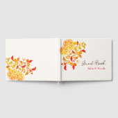 フレッシュレモンラブシトラスの葉結婚の ゲストブック (全面)