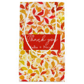 フレッシュレモンラブシトラスの葉結婚の スモールペーパーバッグ (正面)