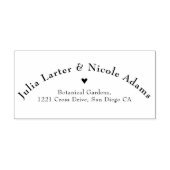 フレッシュレモンラブシトラスの葉結婚の セルフインキングスタンプ (デザイン)