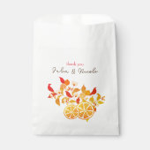 フレッシュレモンラブシトラスの葉結婚の フェイバーバッグ (正面)