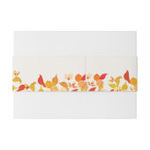 フレッシュレモンラブシトラスの葉結婚の 招待状ベリーバンド (裏面例)