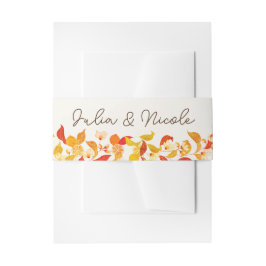 フレッシュレモンラブシトラスの葉結婚の 招待状ベリーバンド