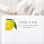 フレッシュレモン差出人住所ラベ02 ラベル (インサイチュ)