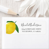 フレッシュレモン差出人住所ラベ06 ラベル (インサイチュ)