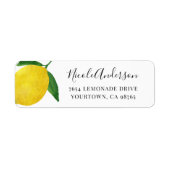 フレッシュレモン差出人住所ラベ06 ラベル (正面)