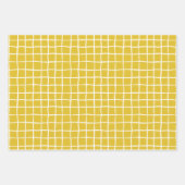 フレッシュレモン柑橘類ラッピング紙セット3 ラッピングペーパーシート (正面3)