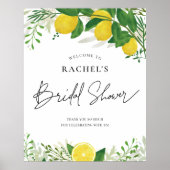 フレッシュレモン ブライダルシャワー ウェルカムサイン ポスター (正面)