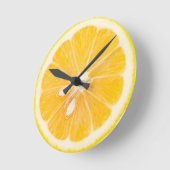 フレッシュレモン ラウンド壁時計 (傾斜)