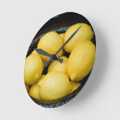 フレッシュレモン ラウンド壁時計 (傾斜)