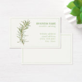 フレッシュローズマリーオセアナビジネスカード (デスク)