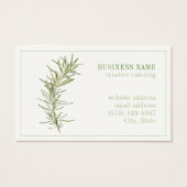 フレッシュローズマリーオセアナビジネスカード (正面)
