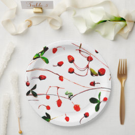 フレッシュワイルドイチゴ ペーパープレート