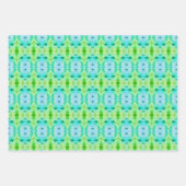 フレッシュ及びデコアパターン（の模様が）あるルテイブ紙 ラッピングペーパーシート (正面3)