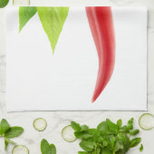 フレッシュ唐辛子 キッチンタオル (折り畳み)