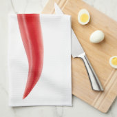 フレッシュ唐辛子 キッチンタオル (四つ折り)