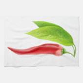 フレッシュ唐辛子 キッチンタオル (横)