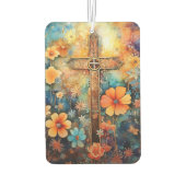 フレッシュ宇宙への忠実なTouch：クリスチャン・クロス カーエアーフレッシュナー (裏面)