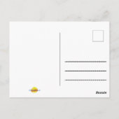 フレッシュ感のある花畑アクリル ポストカード (裏面)