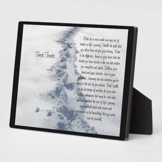 フレッシュ感動的トラック フォトプラーク (側面)