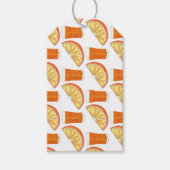 フレッシュ搾りOJオレンジジュース柑橘系フルーツスライス ギフトタグ (正面)