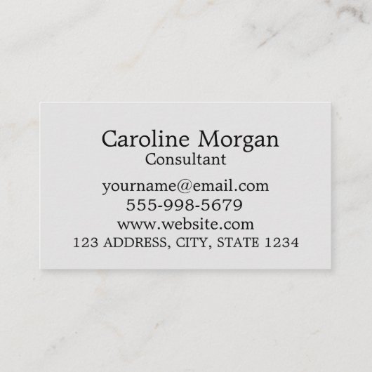 フレッシュ旅行代理店デザインシンプルシーフォト 名刺 (裏面)