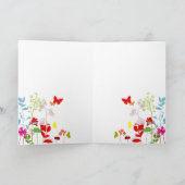 フレッシュ春ハッピーバースデー!-カスタマイズ カード (内部)