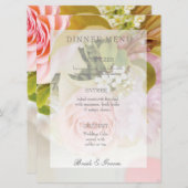 フレッシュ春フラワーブーケ編結婚集可能メニュー メニュー (正面/裏面)