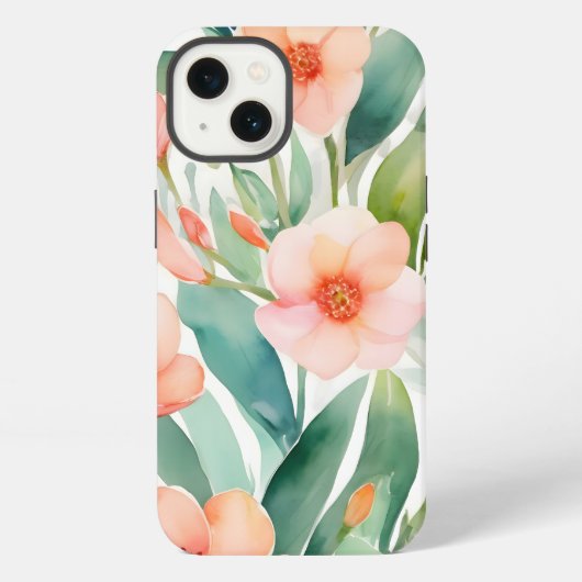フレッシュ春ボタニック iPhoneケース (裏面)