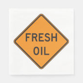 フレッシュ油ロードサイン スタンダードランチョンナプキン (正面)