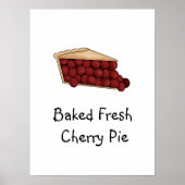 フレッシュ焼いたさくらんぼパイのポスター ポスター (正面)