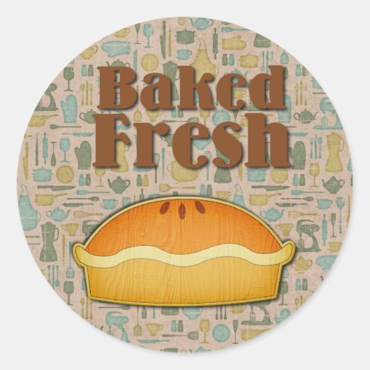 フレッシュ焼いたパイ ラウンドシール (正面)