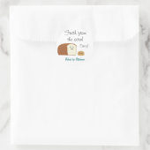 フレッシュ焼いたブレッドギフトラベル ラウンドシール (バッグ)