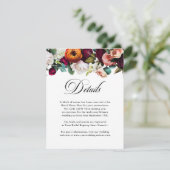 フレッシュ秋結婚フローラ詳細 エンクロージャーカード (スタンド正面)