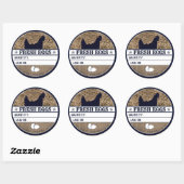 フレッシュ素朴チキンエッグスウエスタンヘンファームカスタム ラウンドシール (シート)