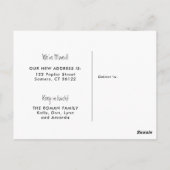 フレッシュ絵を描チップ移動案内（黄色） ポストカード (裏面)