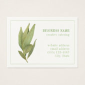 フレッシュ葉ベイ3.5x2.5名刺 (正面)