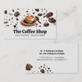 フレッシュ醸造コーヒーカップ | コーヒービーンズ 名刺 (正面/裏面)