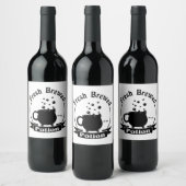 フレッシュ醸造ポションカルドロンカップデザインワインラベル ワインラベル (ボトル)