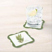 フレッシュ離れベイのブラケットコースター(+文字)緑 ペーパーコースター (インサイチュ)